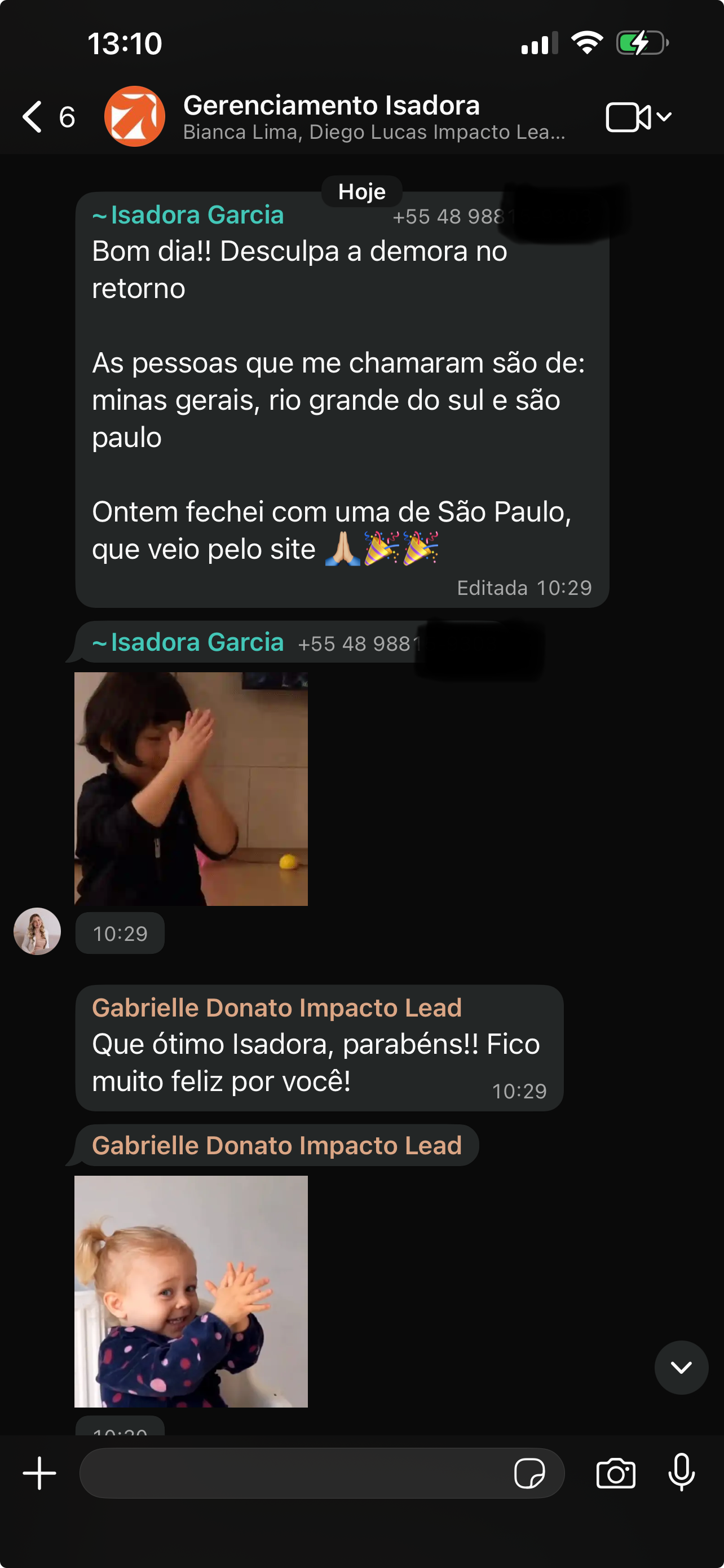 Feedback Isadora Garcia